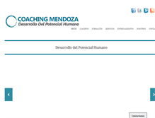 Tablet Screenshot of coachingmendoza.com.ar
